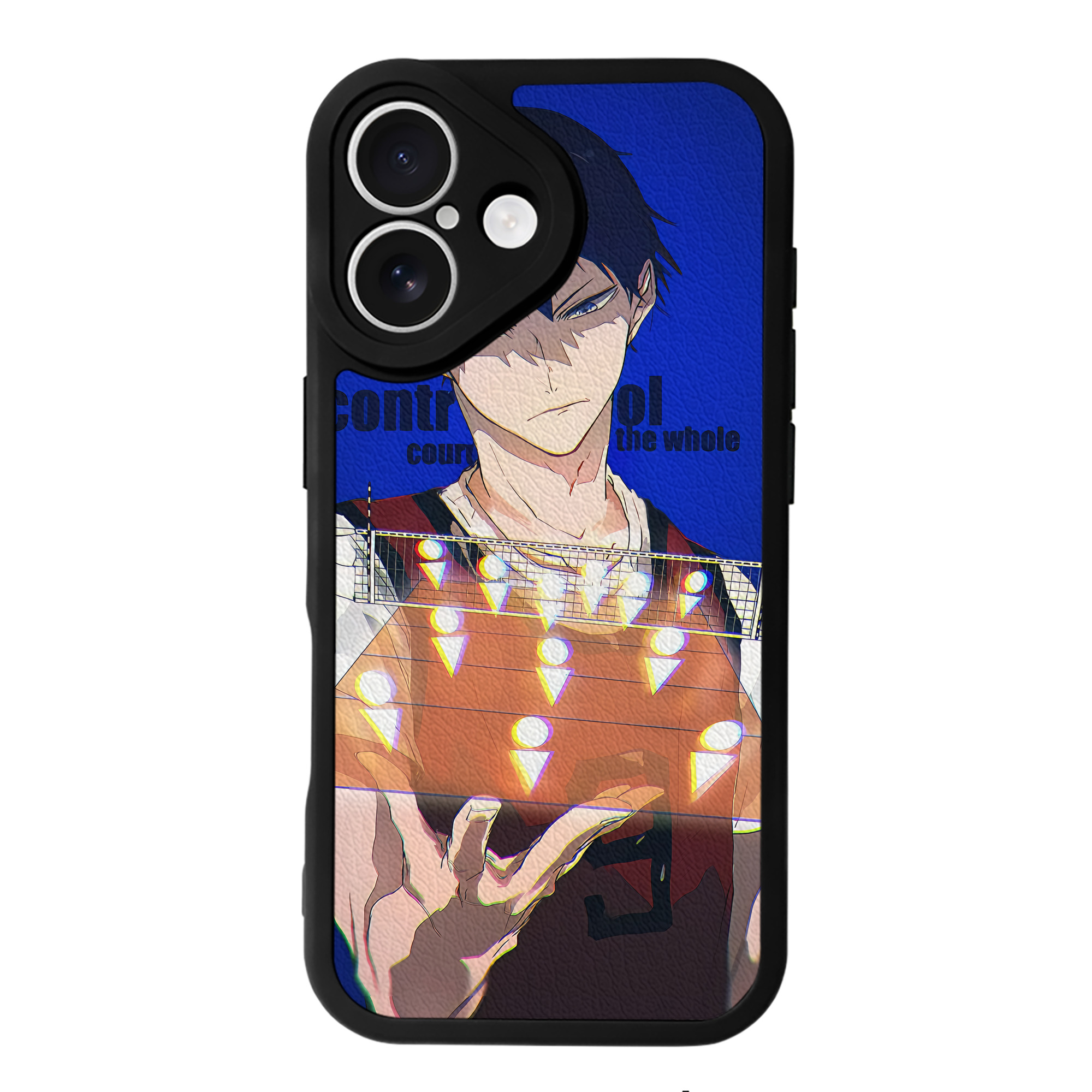 （画像用） ハイキュー!! Haikyu!! 【iPhone 16シリーズ対応】シリコンスマホケース（レザー調） 材質：シリコン